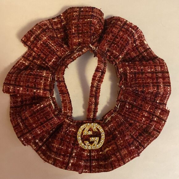 Labubu Luxury Red Tweed Dress Labubu Outfit Labubu Clothing - Picture 4 of 5